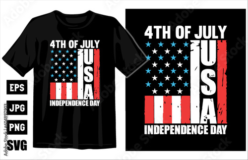 4th July independent day t-shirt design, freedom t-shirt design vector, independence day vintage t-shirt