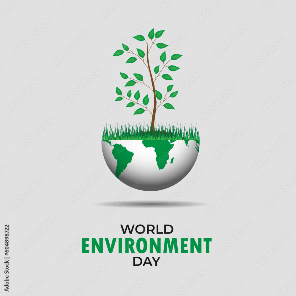 World Environment Day Background Vector Illustration World Environment Day Background Vector Illustration
