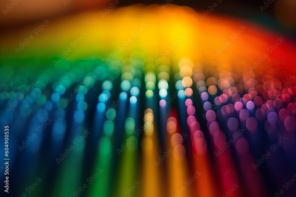 Regenbogen Hintergrund, Design Abstrakt, Bunt, Farben, generative AI - obrazy, fototapety, plakaty 