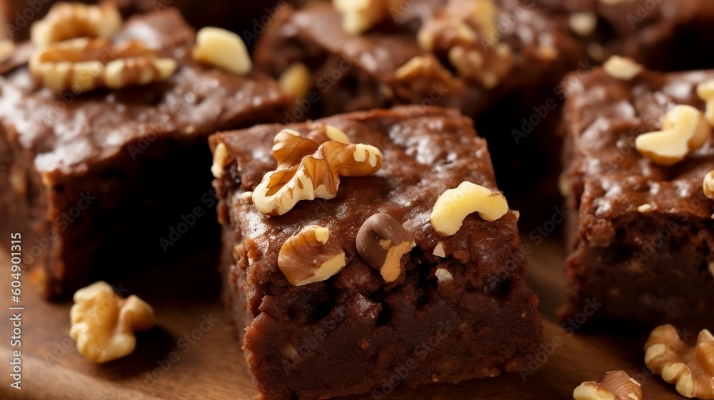 chocolate and nut brownie