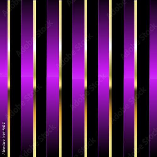 purple balck and gold metallic stripes design