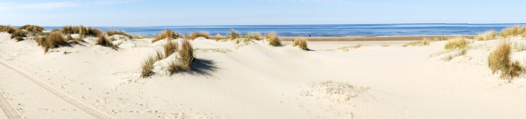 Leinwandbilder Dünen Sanddünen Panorama an der Nordseeküste  © kelifamily