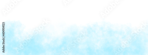 Realistic blue cloud or smoke. Blue fog or smoke on transparent background. PNG image	
