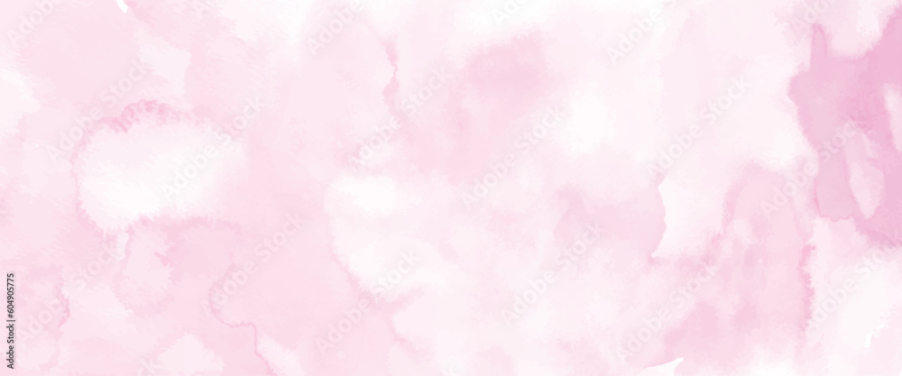 Abstract soft pink watercolor for the background
