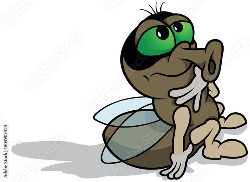 Brown Housefly from Profile...