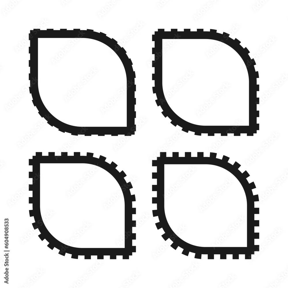 Notch Hollow Two Corner Circle Leaves Notch Hollow Two Corner Circle Leaves