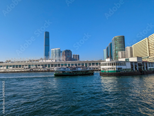 city harbour in Hong kong