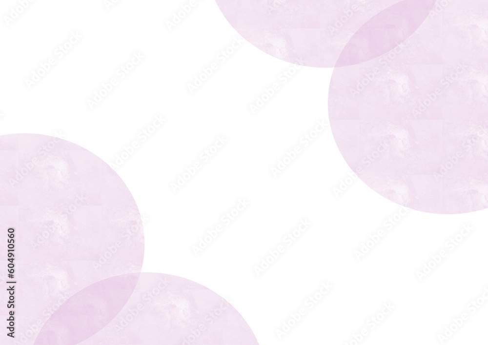 Obraz premium 水彩風 シンプル 丸いモチーフ 背景 素材