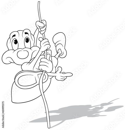 Drawing of a Cute Spider Ha...