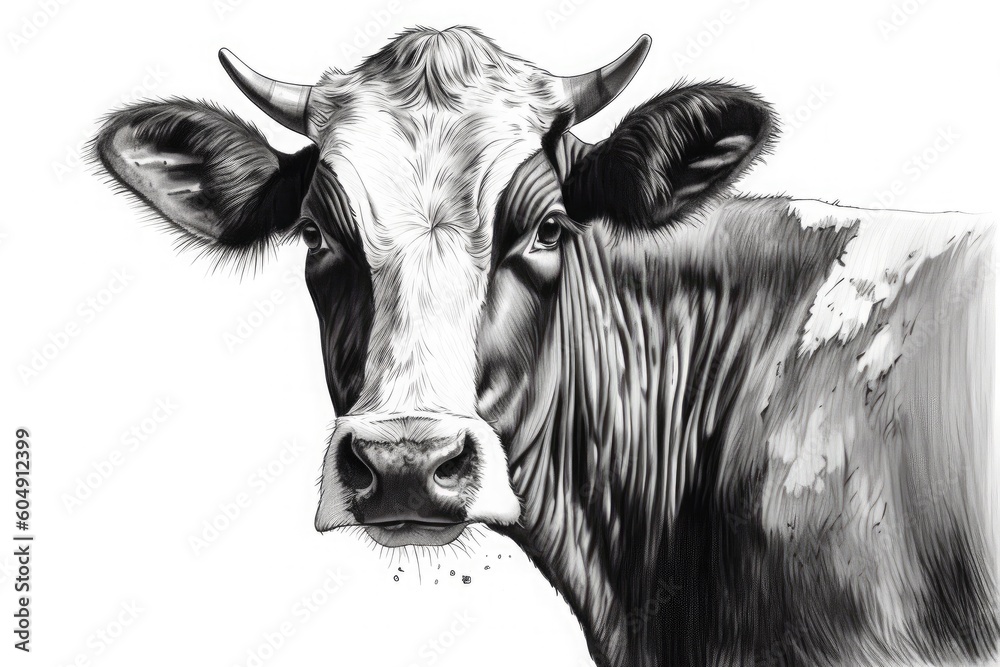 Cow Pencil Drawing Stock Illustrations  995 Cow Pencil Drawing Stock  Illustrations Vectors  Clipart  Dreamstime