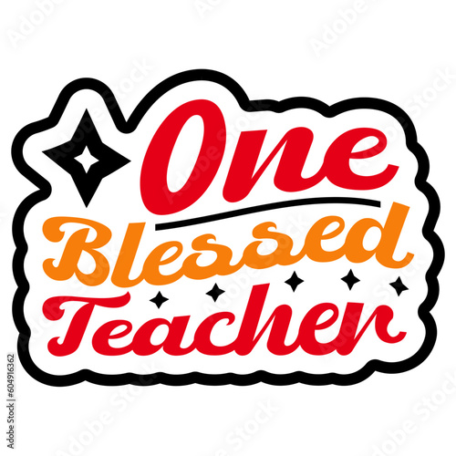 Retro Teacher  T-shirt Design, Vector