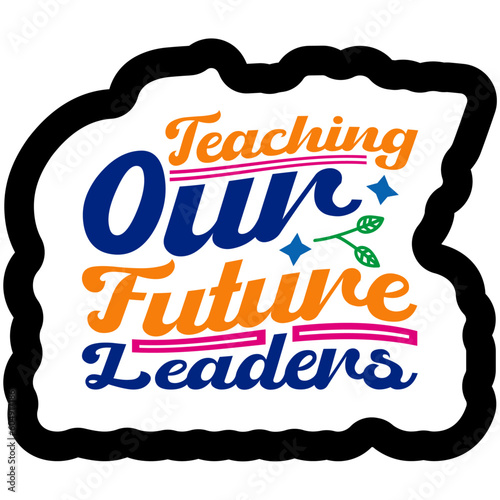 Retro Teacher  T-shirt Design, Vector