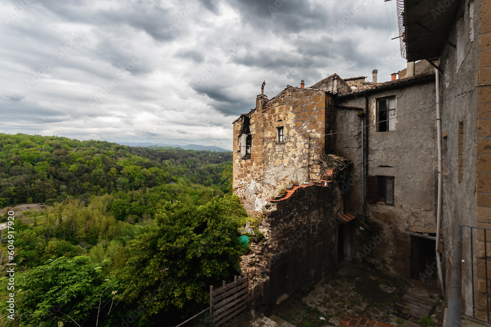Toskania wiosna Pitigliano Toskania wiosna Pitigliano