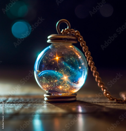 Wallpaper Mural Galaxy in a Bottle Necklace  Torontodigital.ca