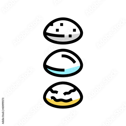 breast implant types surgery color icon vector. breast implant types surgery sign. isolated symbol illustration