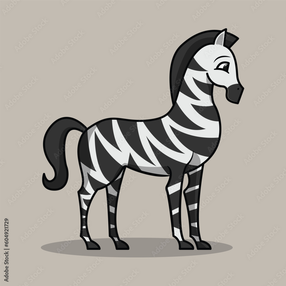 Obraz premium zebra vector illustration