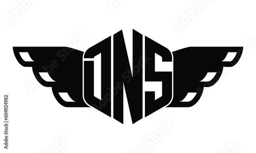 DNS three letter iconic logo design vector template. isolated, elegant, monogram, abstract, wordmark, letter mark, business, typography, minimalist, brand, company, flat, modern, unique, sign, symbol