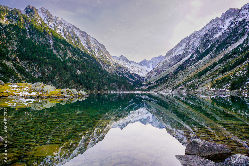 lake in the tatra mountains