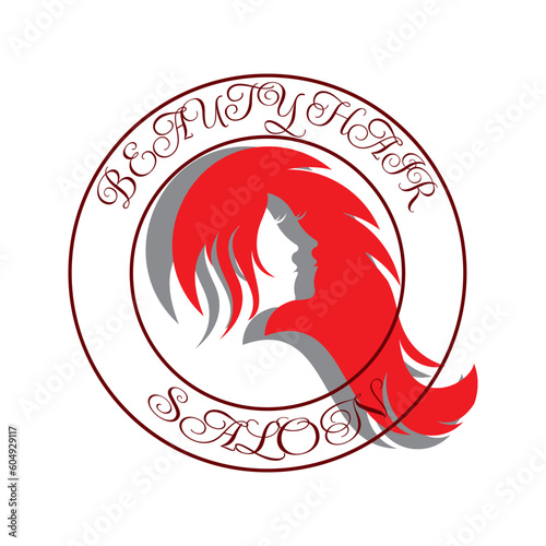 Women beauty, salon, spa, hair minimalist logo design