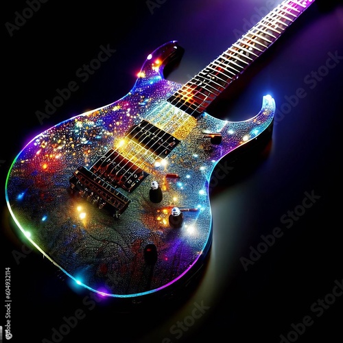 Futuristic Electrical Guitar
