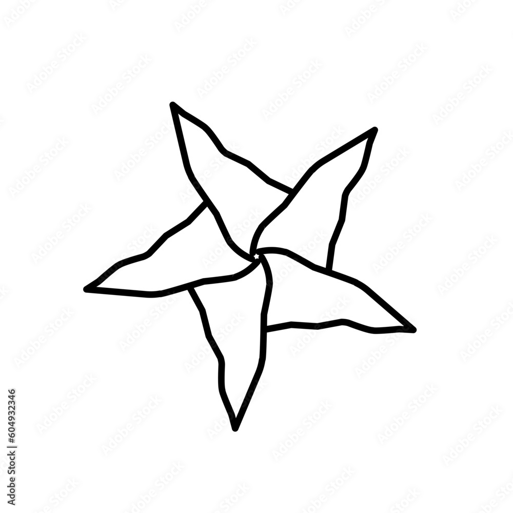 Flower Monoline Flower Monoline