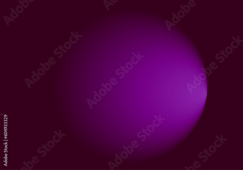 Fondo de degradado morado o violeta negro radial con luz a la derecha. Luz al final del túnel 