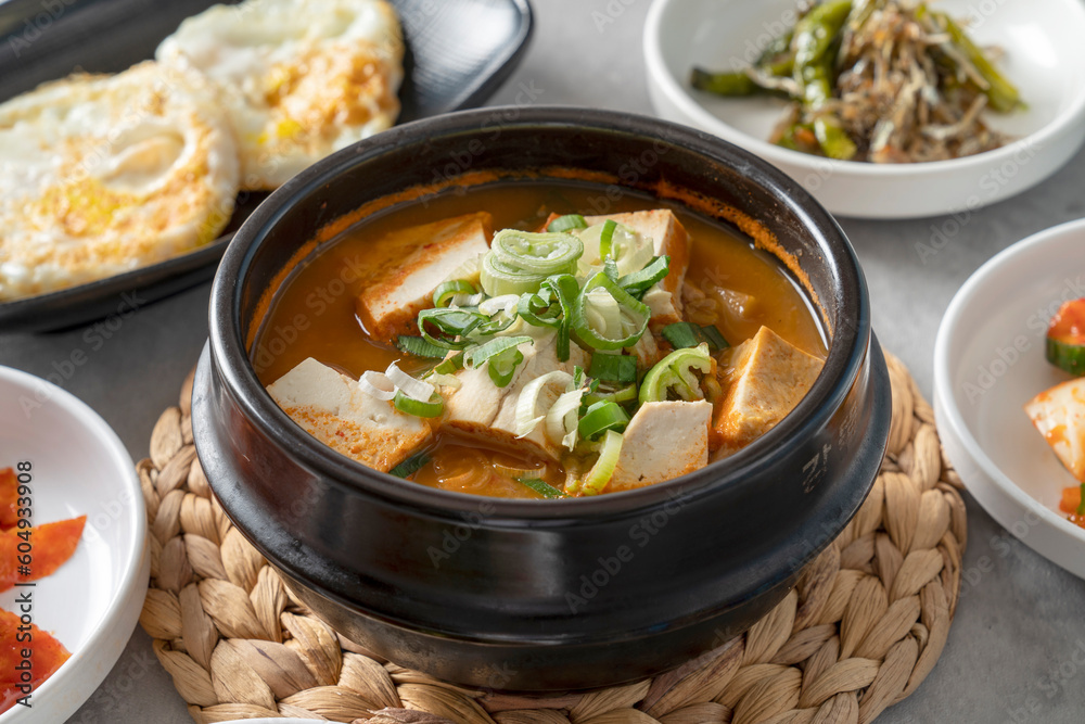 cheonggukjang, fast-fermented bean paste Old, chicken soup, fried chicken soup, spicy, steamed ribs, iron plate, stir-fried meat, Korean food, food cheonggukjang, fast-fermented bean paste Old, chicken soup, fried chicken soup, spicy, steamed ribs, iron plate, stir-fried meat, Korean food, food