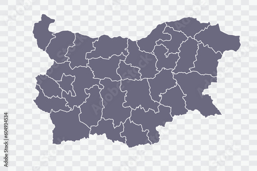 Bulgaria Map pewter Color on White Background quality files Png 