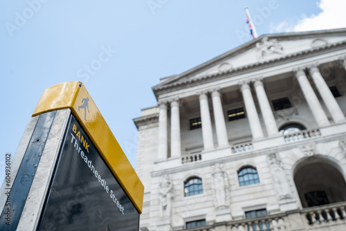 London- Bank of England in the City of London- Central Bank for the UK