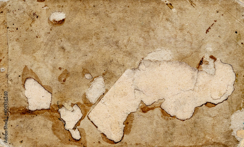 paper background - reverse side of old photograph from the end of the nineteenth century, torn from album
