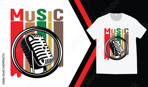 Music t-shirt design and rock band tshirt design