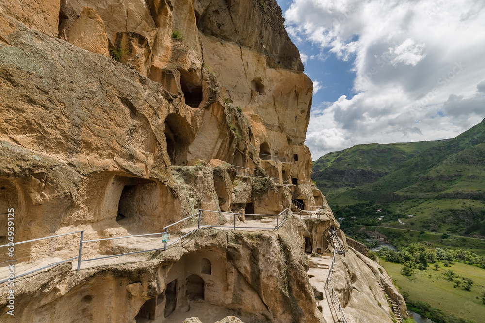 Vardzia is a cave monastery site in southern Georgia.
