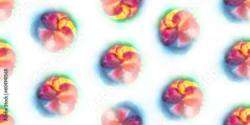 I am pregnant Illustration with embryo hand draw of watercolor. For card, poster, stikers and professional design.