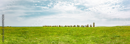 Steinkreis Ales Stenar in Schweden