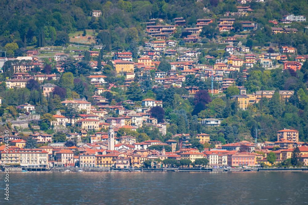 Scenic view of Menaggio, Lake Como, Italy