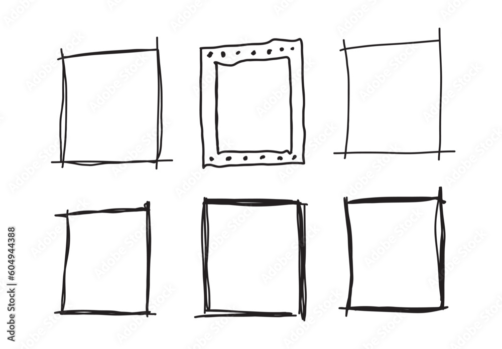 Doodle scribble frames, highlighters hand drawn by a kid with pen, pencil or marker. Rough abstract y2k, cartoon curve drawing (Full Vector) Doodle scribble frames, highlighters hand drawn by a kid with pen, pencil or marker. Rough abstract y2k, cartoon curve drawing (Full Vector)