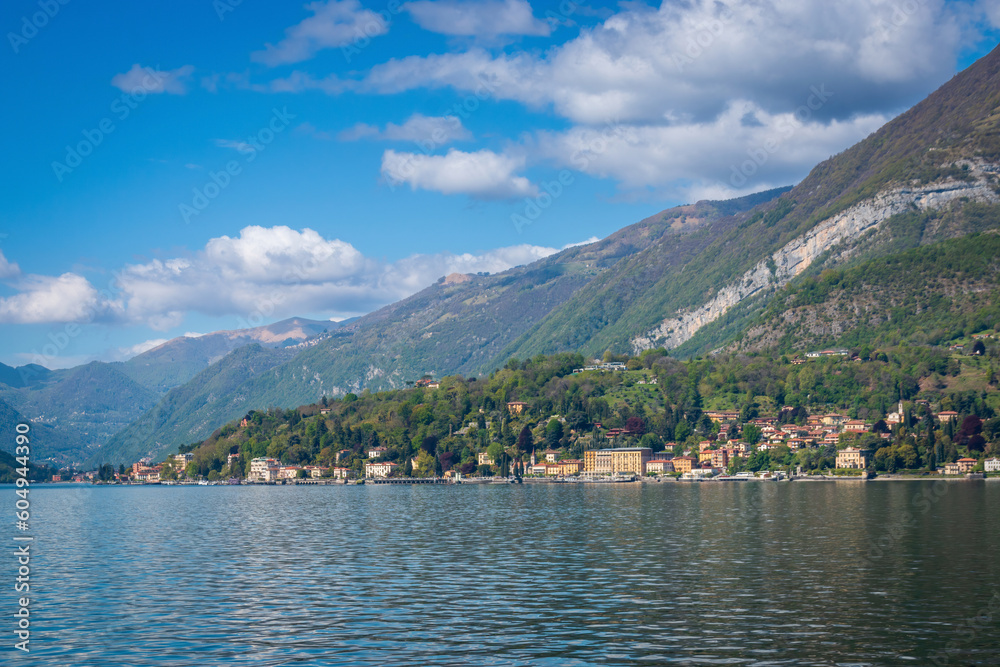 Scenic view of Cadenabbia, Lake Como, Italy
