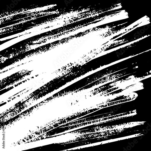 Grunge paint texture. Distress black rough background. Noise dirty rectangle stamp. Dirty artistic background. Vector illustration
