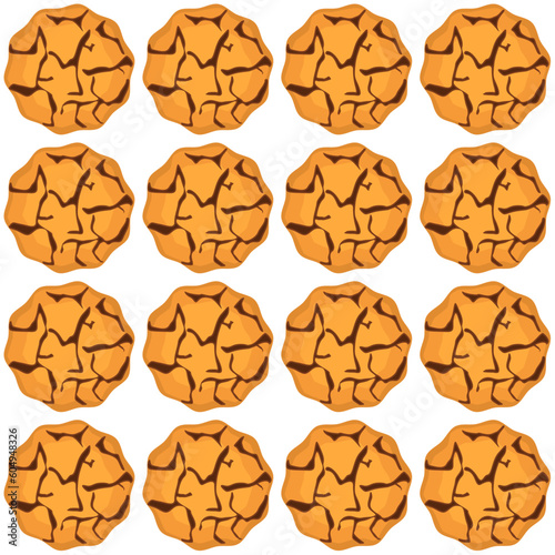 Pattern homemade cookie different taste in pastry biscuit