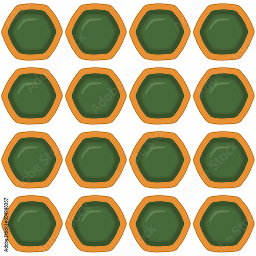 Pattern homemade cookie different taste in pastry biscuit