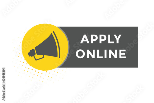 apply online vectors, sign, level bubble speech apply online

