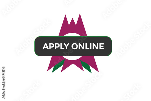apply online vectors, sign, level bubble speech apply online

