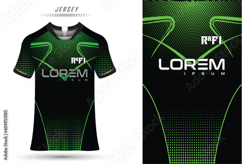 Vector sports jersey template for team uniforms soccer jersey racing