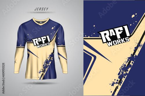 Vector sports jersey template for team uniforms soccer jersey racing
