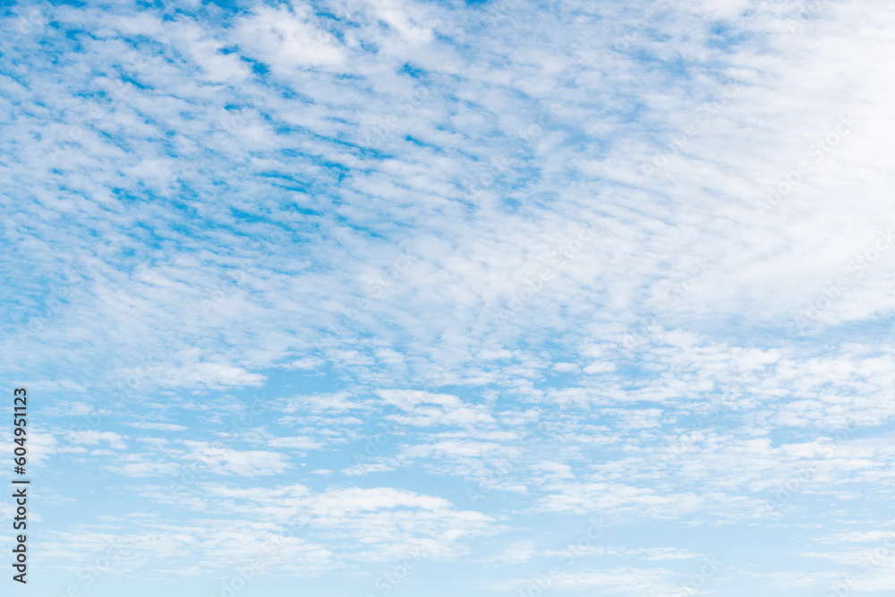 Blue sky with white clouds