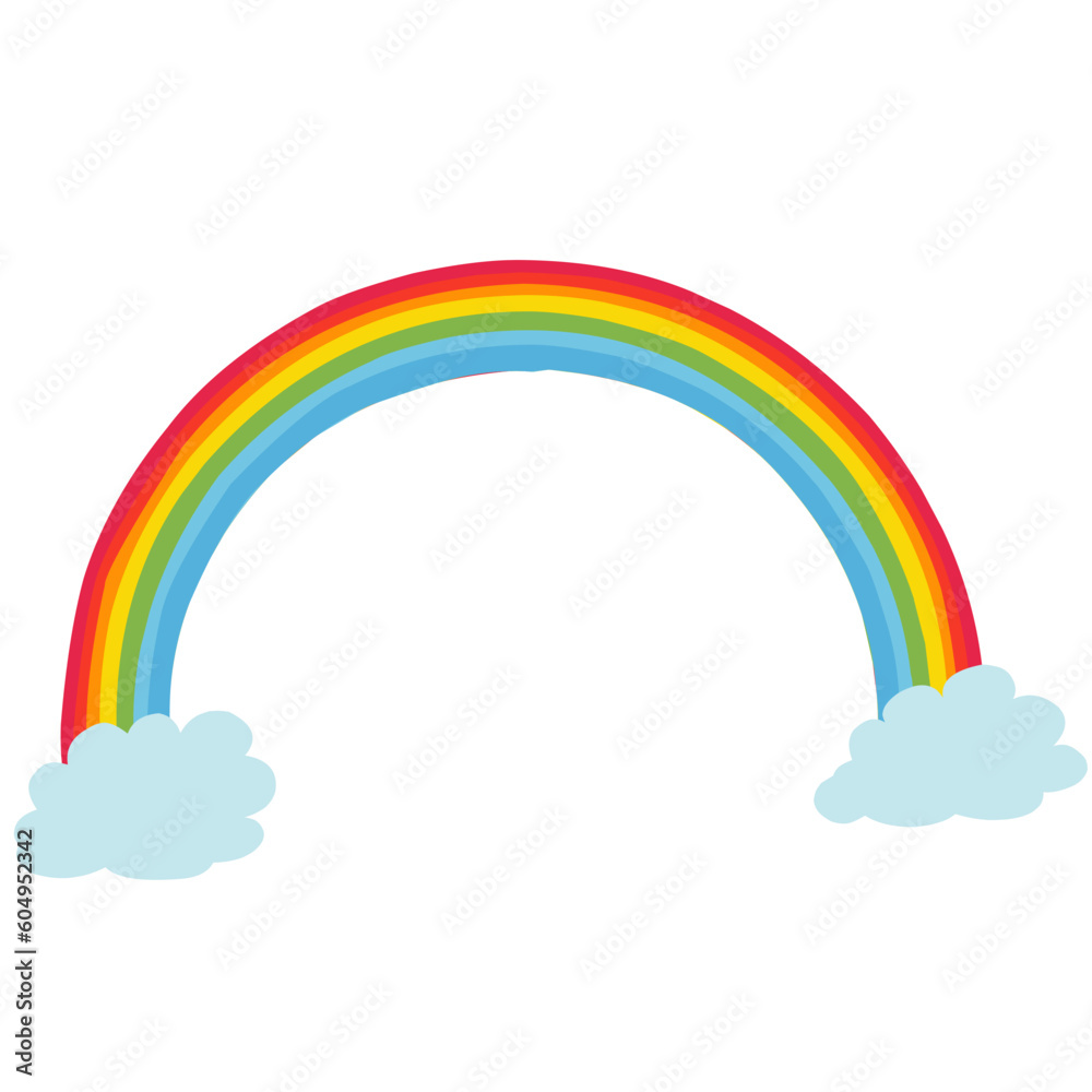 Rainbow cartoon. Colorful rainbow, heart and cloud with rainbow tail. Color bow vector hand drawn illustration set. Doodle rainbow cartoon, colorful collection Rainbow cartoon. Colorful rainbow, heart and cloud with rainbow tail. Color bow vector hand drawn illustration set. Doodle rainbow cartoon, colorful collection