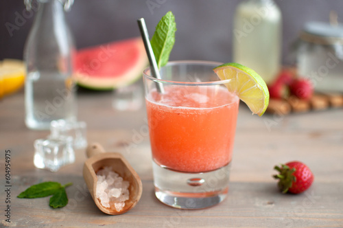 Probiotic water kefir cocktail