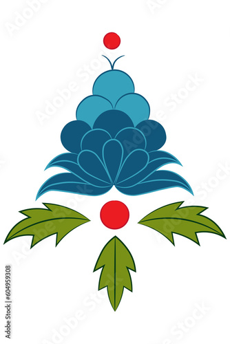 Haft kaszubski, ornament, logo, grono, 