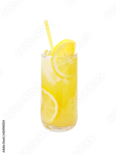 yellow beverage ice cold straw glass