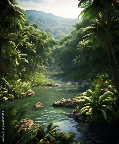 Fototapeta Naklejka Na Ścianę i Meble -  Paradise Unveiled: Captivating Coastal Escapes and Caribbean Hideaways